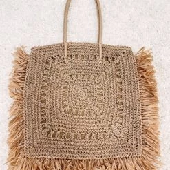 Indie Collection Straw Tote Vacay Collection
