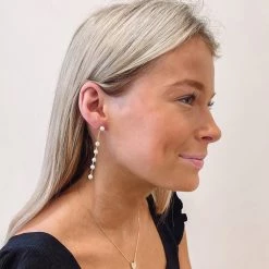 Indie Collection Olivia Pearl Drop Earrings