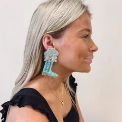 Indie Collection Rhinestone Cowgirl Earrings