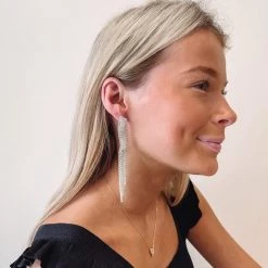 Indie Collection Disco Rhinestone Earrings New Arrivals