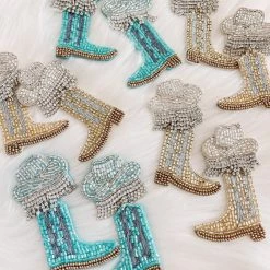 Indie Collection Rhinestone Cowgirl Earrings