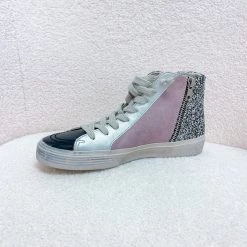 Indie Collection Lilac/Black High Top Sneakers