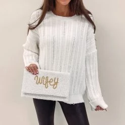 Indie Collection New Arrivals Wifey Crossbody + Clutch