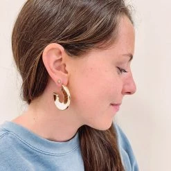 Indie Collection New Arrivals The Dallas Cowprint Hoops