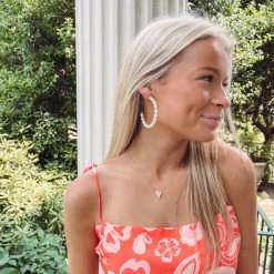 Indie Collection Ashley Pearl Hoops