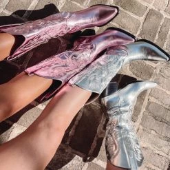Indie Collection Danilo Boot- Pink Metallic New Arrivals
