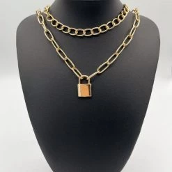 Indie Mae SUMMER DAYS DEALS The Harper Layered Lock Necklace