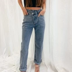 Indie Mae Asymmetrical Jeans Bottoms