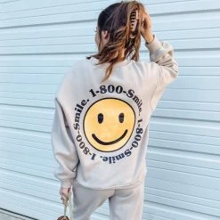 Indie Mae Clothes 1-800-Smile Pullover