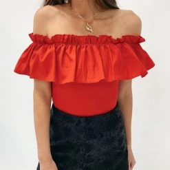 Indie Mae Steph Ruffle Bodysuit