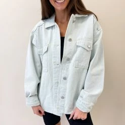 Indie Collection Light Wash Denim Jacket
