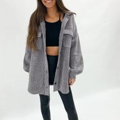 Indie Mae Chandler Shacket Clothes