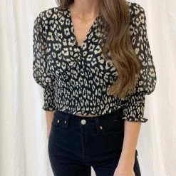 Indie Mae Stacey Leopard Top
