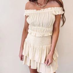 Indie Collection New Arrivals Sunny Smocked Skirt