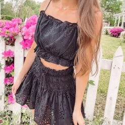 Indie Collection Clothes Ari Eyelet Top