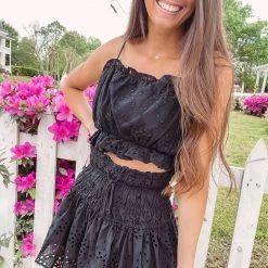 Indie Collection Clothes Ari Eyelet Top