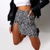 Indie Mae Motel Shenka Skirt In Abstract Animal Clothes