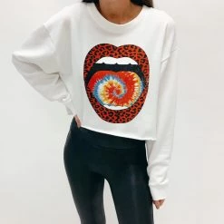 Indie Mae $20 SALE!! Leila Lip Cropped Pullover