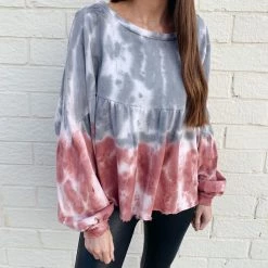 Indie Mae Cady Peplum Pullover