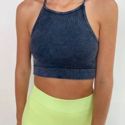 Indie Mae Halter Seamless Top Clothes