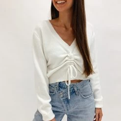 Indie Mae Clothes Trinity Ruched Sweater