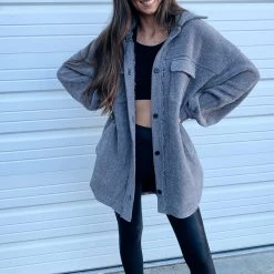 Indie Mae Chandler Shacket Clothes