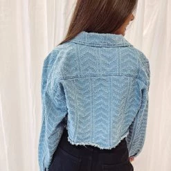 Indie Collection Textured Denim Jacket