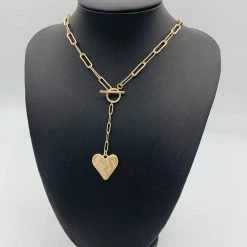 Indie Mae Toggle Heart Necklace