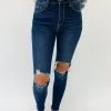 Indie Mae Clothes The Becca Jean- Dark Wash