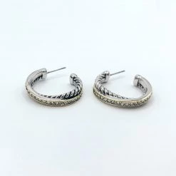 Indie Mae Jewelry Crystal Cable Mini Hoop