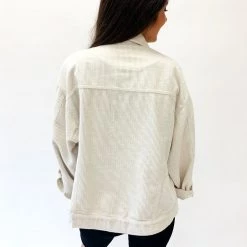 Indie Mae Cream Cord Jacket