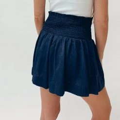 Indie Mae Adair Smocked Shorts (Multiple Colors) Clothes