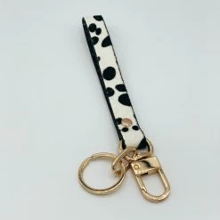 Indie Mae Spotted Wristlet Keychain