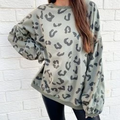 Indie Mae Jessa Cheetah Pullover Clothes