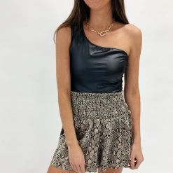 Indie Mae Clothes Adair Snakeprint Shorts