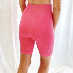 Indie Collection Vintage Wash Biker Shorts Seamless Essentials