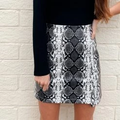 Indie Mae Michelle Snakeskin Skirt Sale Clothes