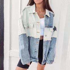 Indie Collection Elise Star Denim Jacket
