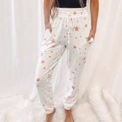 Indie Collection Sale Star Print Joggers