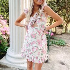 Indie Collection New Arrivals Kimberly Floral Dress