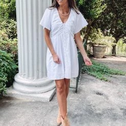 Indie Collection New Arrivals Serena Button Dress