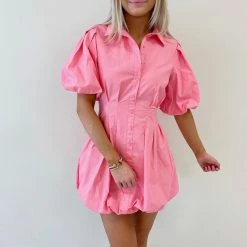 Indie Collection Pink Bubble Dress