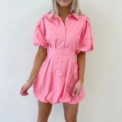 Indie Collection Pink Bubble Dress