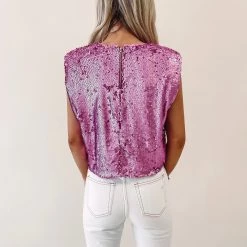 Indie Collection Jessica Sequin Top Tops
