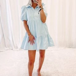 Indie Collection USA Collection Vance Dress - Blue