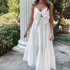 Indie Collection Bow Midi Dress New Arrivals