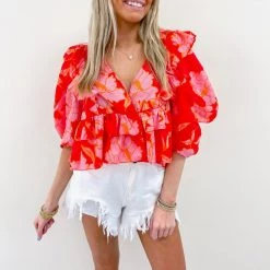 Indie Collection Bahama Flutter Top