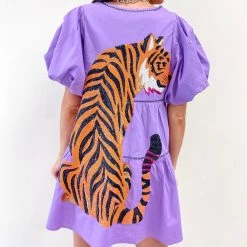 Indie Collection Sequin Tiger Back Dress - Queen Of Sparkles New Arrivals