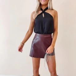 Indie Collection Kasey Rhinestone Skirt