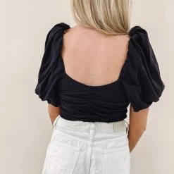 Indie Collection New Arrivals Candace Top - Black